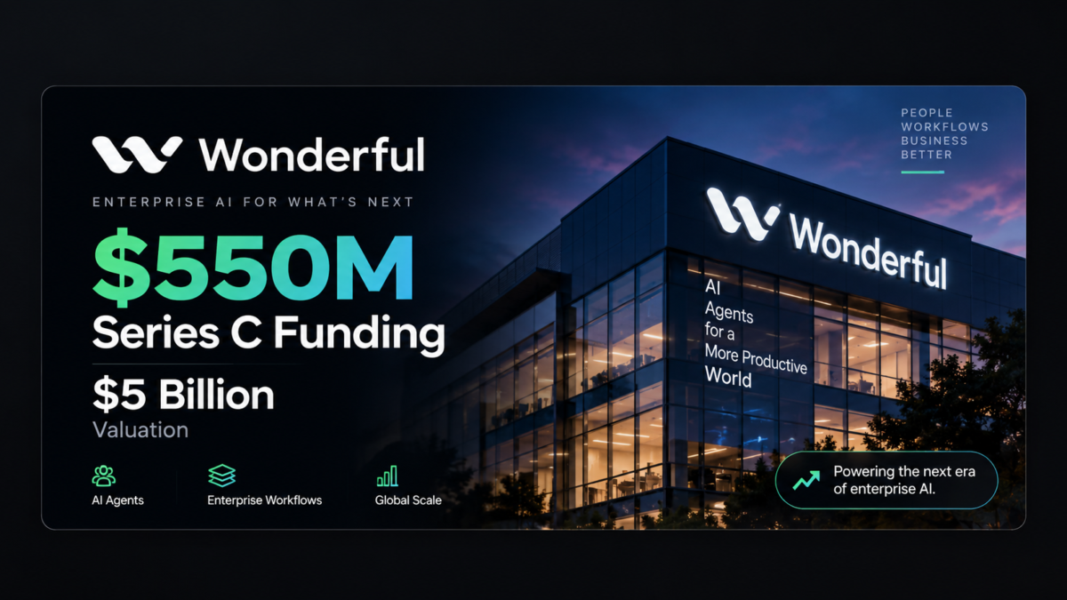 Wonderful Raises $550M at $5B Valuation to Build an Enterprise AI Operating System