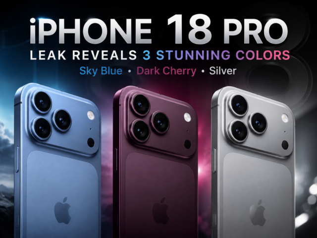 iPhone 18 Pro Leak Reveals Three Possible Colors Ahead of Apple’s September 9 Event