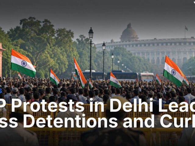 CJP Protests in Delhi Lead to Mass Detentions and Curbs